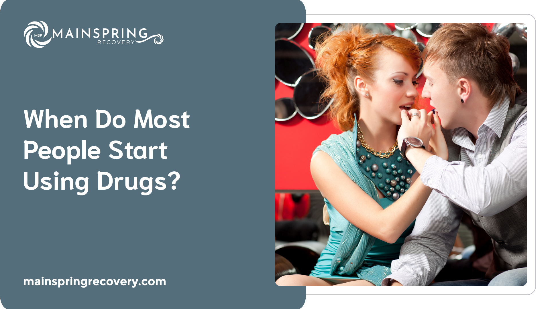 When Do Most People Start Using Drugs?